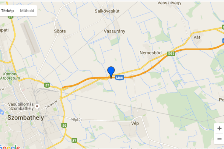 Forgalomkorlátozás az M86-oson