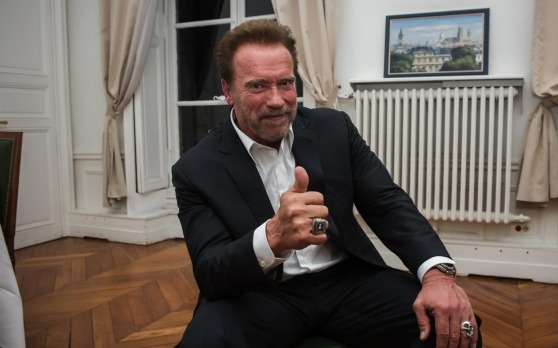 Arnold Schwarzenegger a húsfogyasztás csökkentésére buzdít